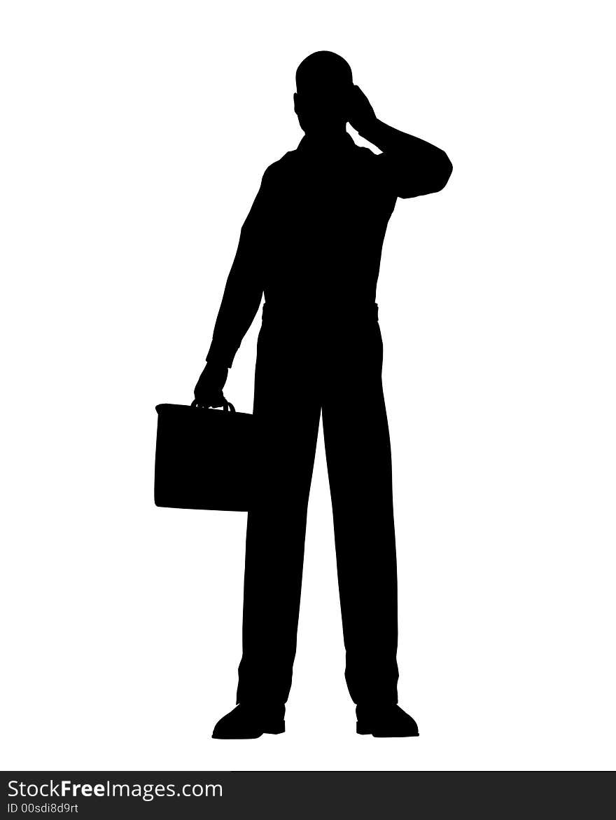 A conceptual image of a outline of a business man. A suitable image for business concepts. A conceptual image of a outline of a business man. A suitable image for business concepts.