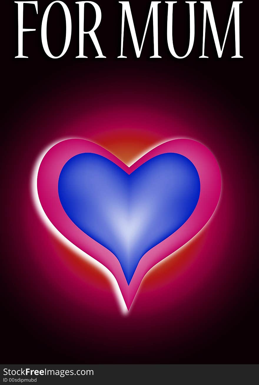 An image of a heart symbol/sign, that would be suitable for mothers day concepts. An image of a heart symbol/sign, that would be suitable for mothers day concepts.