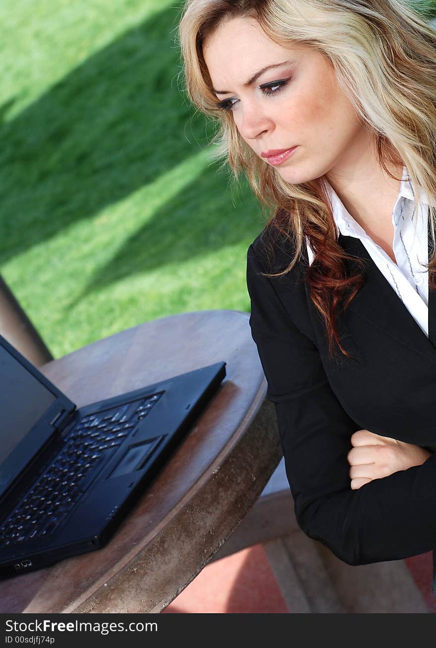 Portrait of a confident and successful businesswoman. Portrait of a confident and successful businesswoman