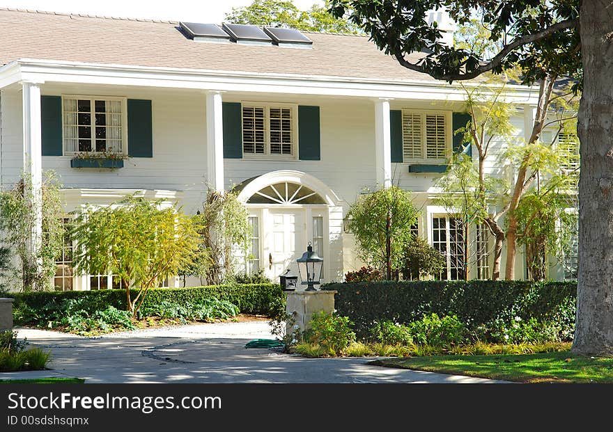 Image of a Beautiful Home In Southern California. Image of a Beautiful Home In Southern California