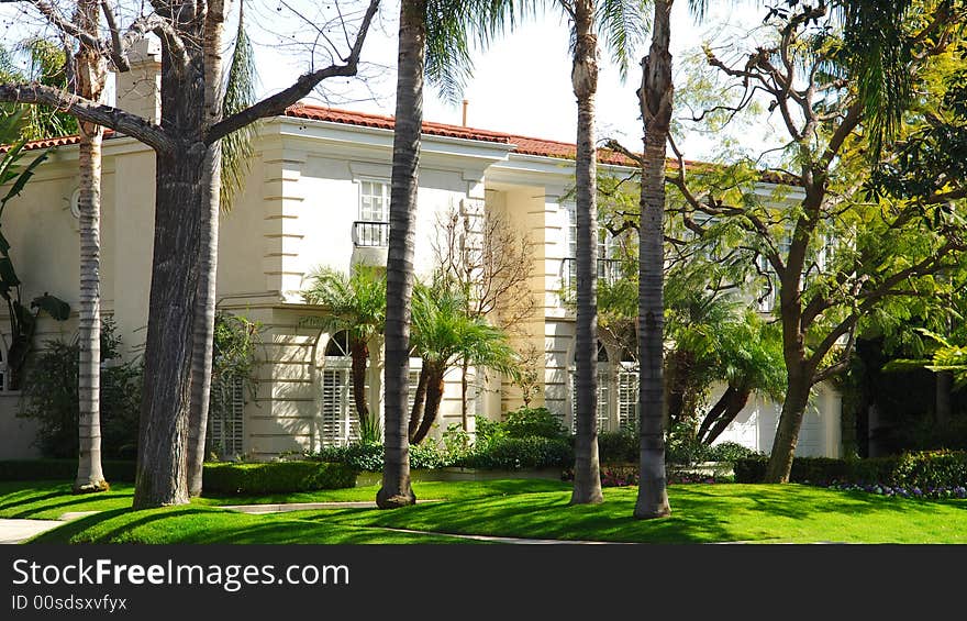 Image of a Beautiful Home In Southern California. Image of a Beautiful Home In Southern California