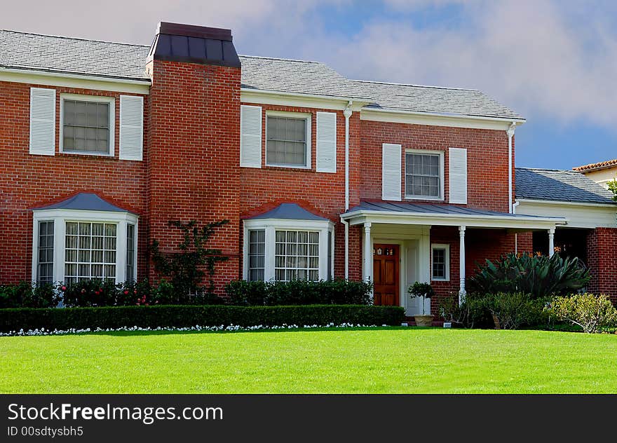 Image of a Beautiful Home In Southern California. Image of a Beautiful Home In Southern California