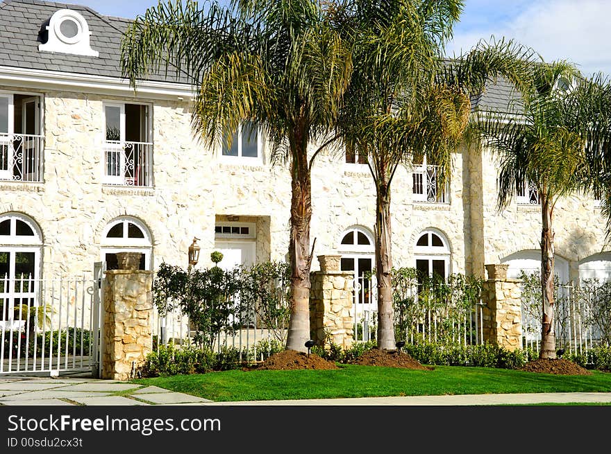 Image of a Beautiful Home In Southern California. Image of a Beautiful Home In Southern California