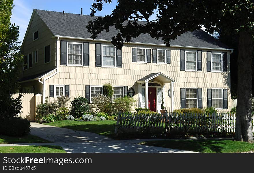 Image of a Beautiful Home In Southern California. Image of a Beautiful Home In Southern California