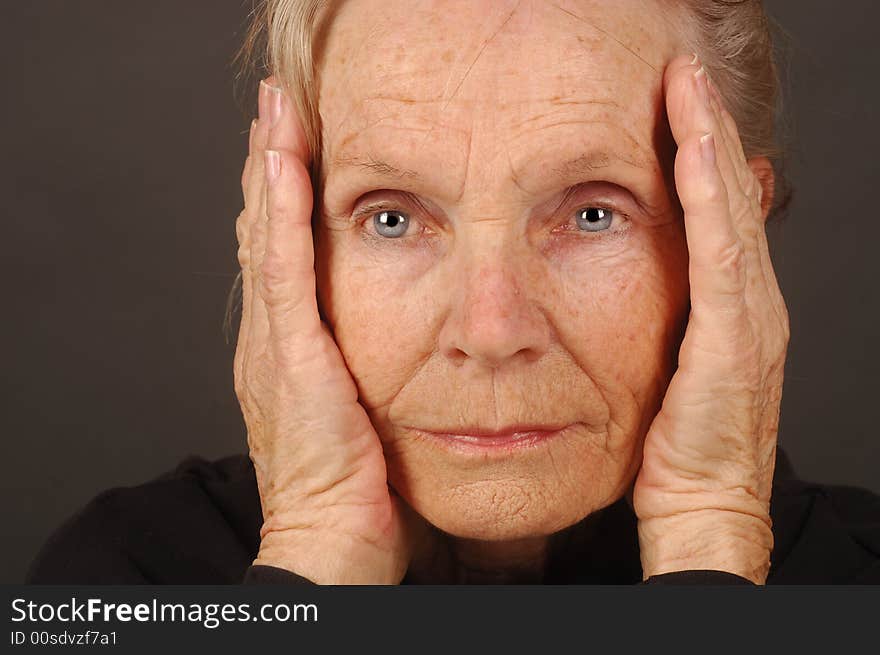 Image of a Very Beautiful Elderly woman. Image of a Very Beautiful Elderly woman