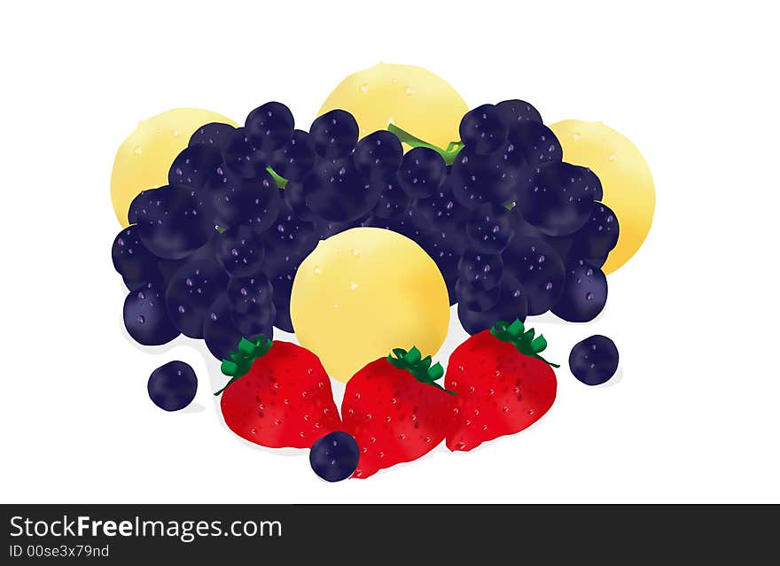 Berries and fruits