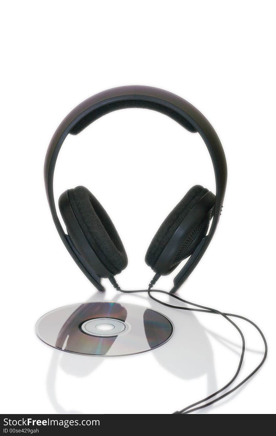 Headphones and cd-disc