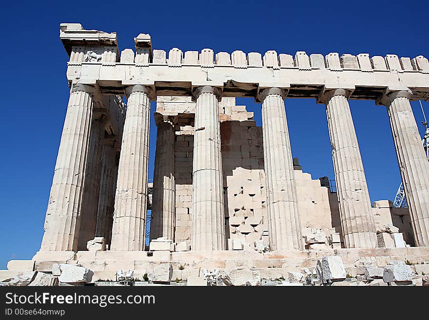 The famous monument of athens, greece. The famous monument of athens, greece