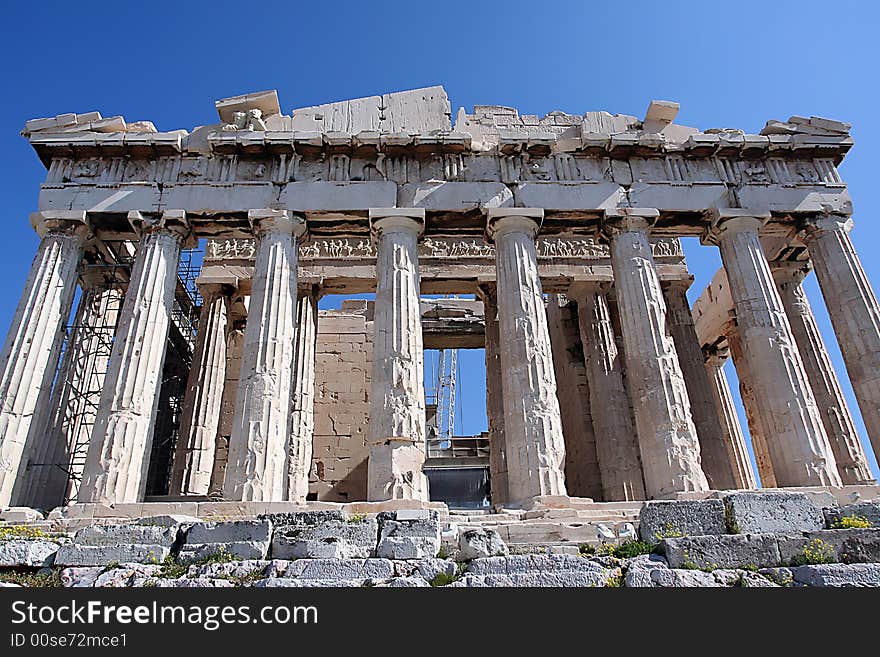 Acropolis monument from athens, greece