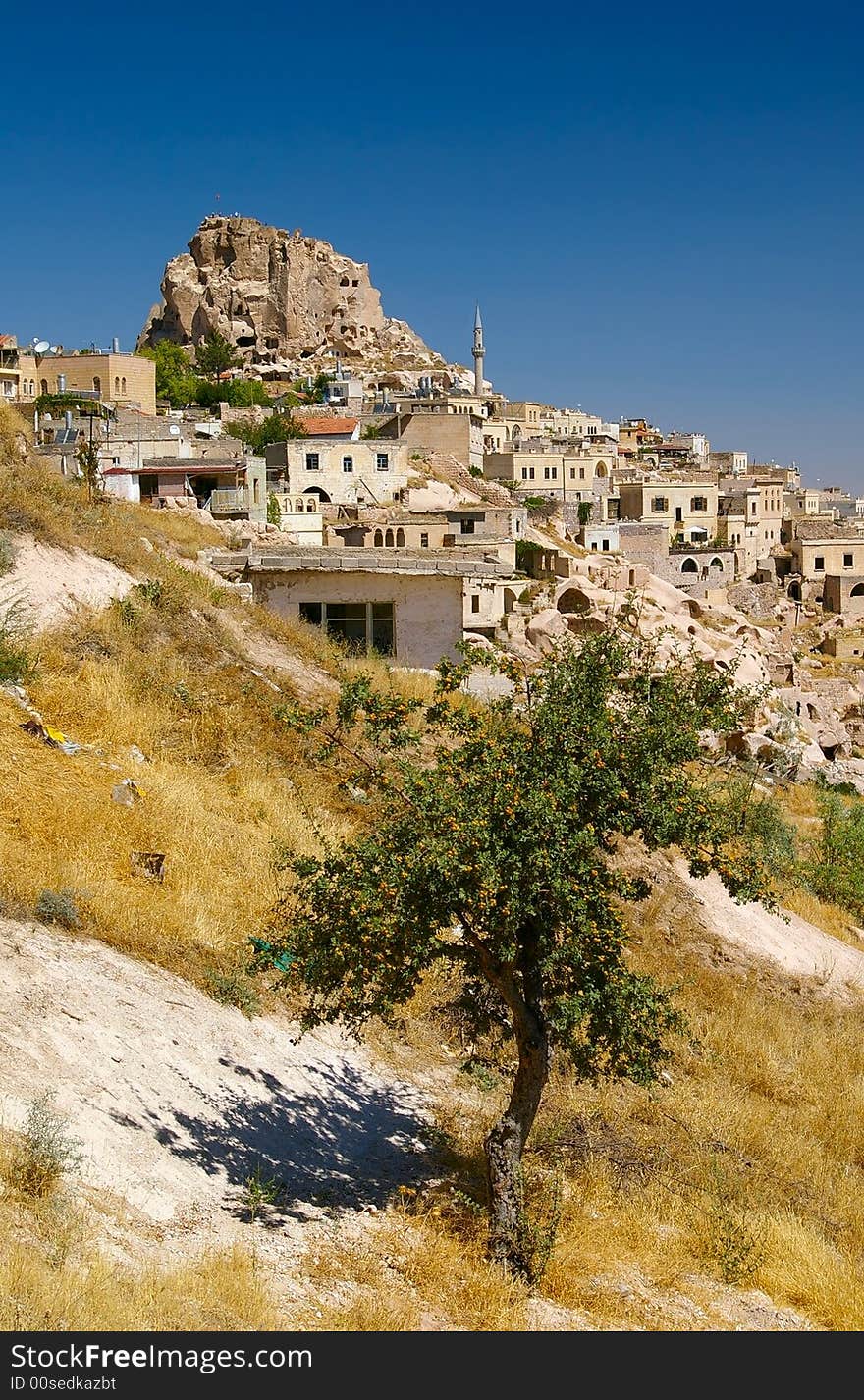 Uchisar In Cappadocia, Turkey