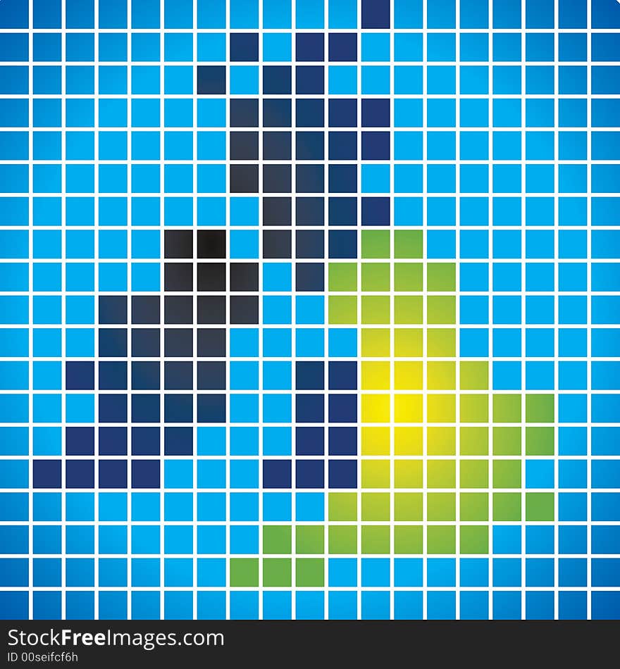 Grid Matrix of Great Britain showing England