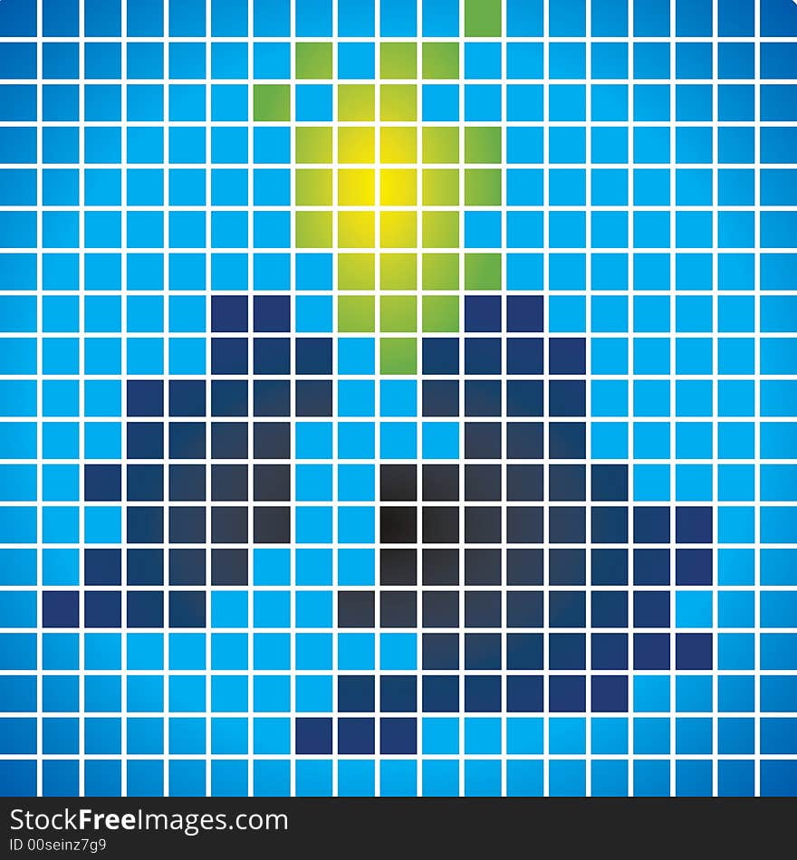 Grid Matrix of Great Britain showing Scotland