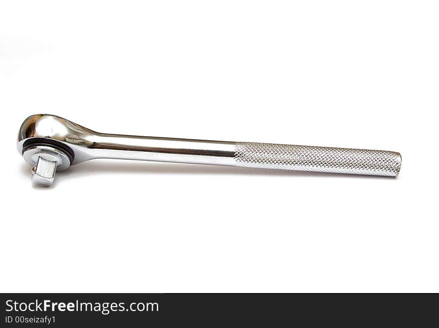 Spanner on the white isolated background. Spanner on the white isolated background