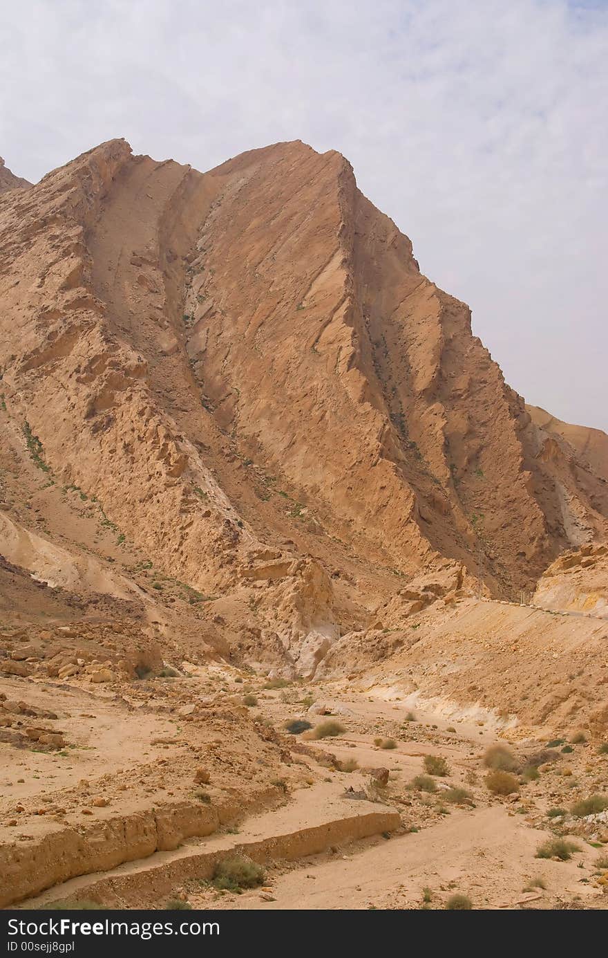 Small Crater in Negev desert