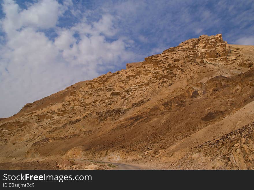 Small Crater in Negev desert