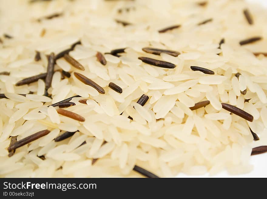 Wild rice texture can be used as background
