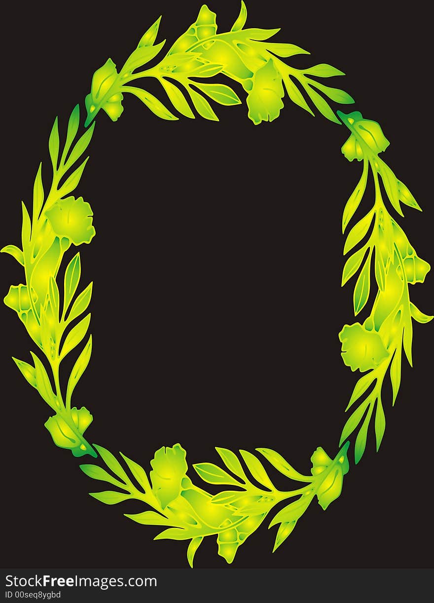 Floral frame