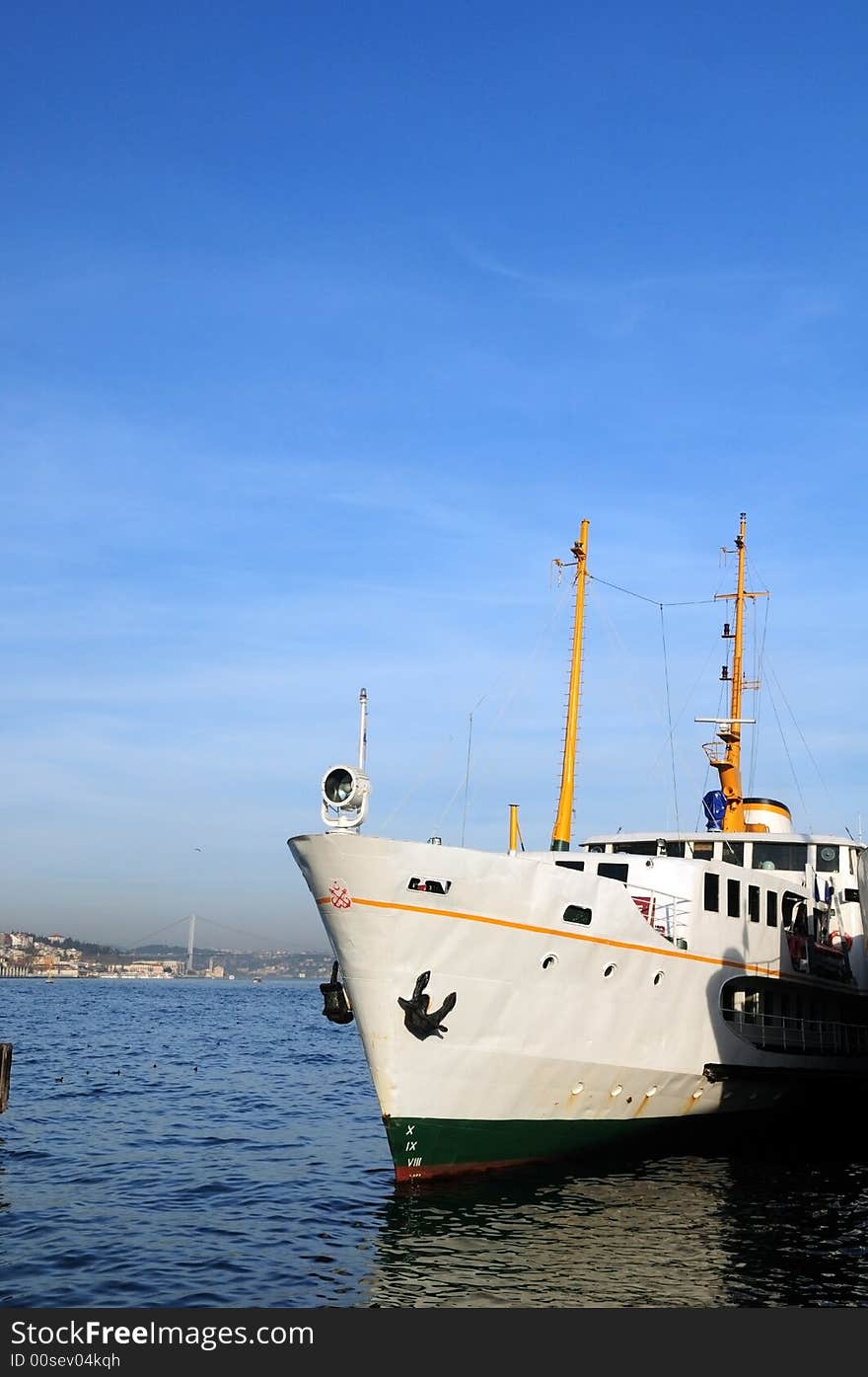 Steam boats at the doc in istanbul