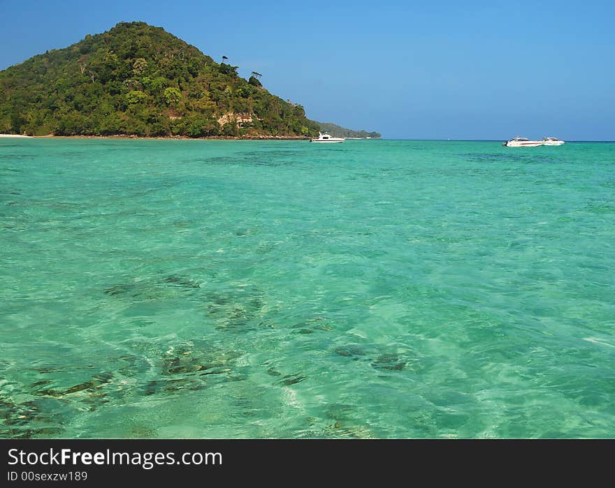 Loh Ba Kao Bay, private beach for Phi Phi Village resort