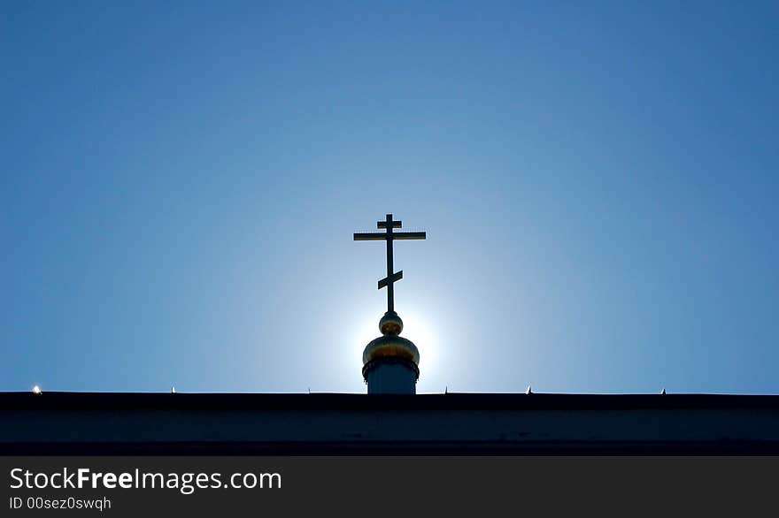 The christian church, orthodoxy, cross, dome. The christian church, orthodoxy, cross, dome.