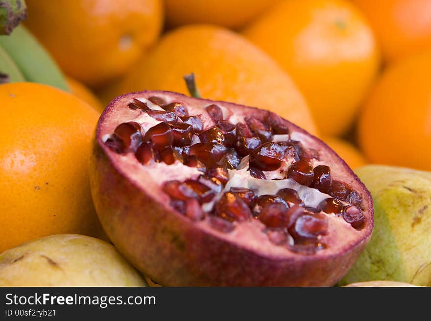 Fresh fruits at the market