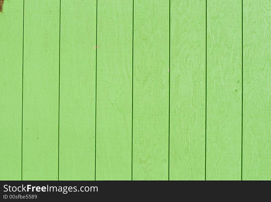 Green Wooden Background - Abstracts