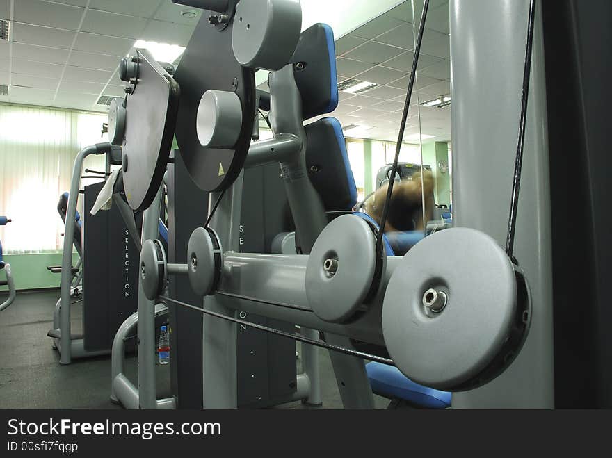 Fitness club and spotr equipment