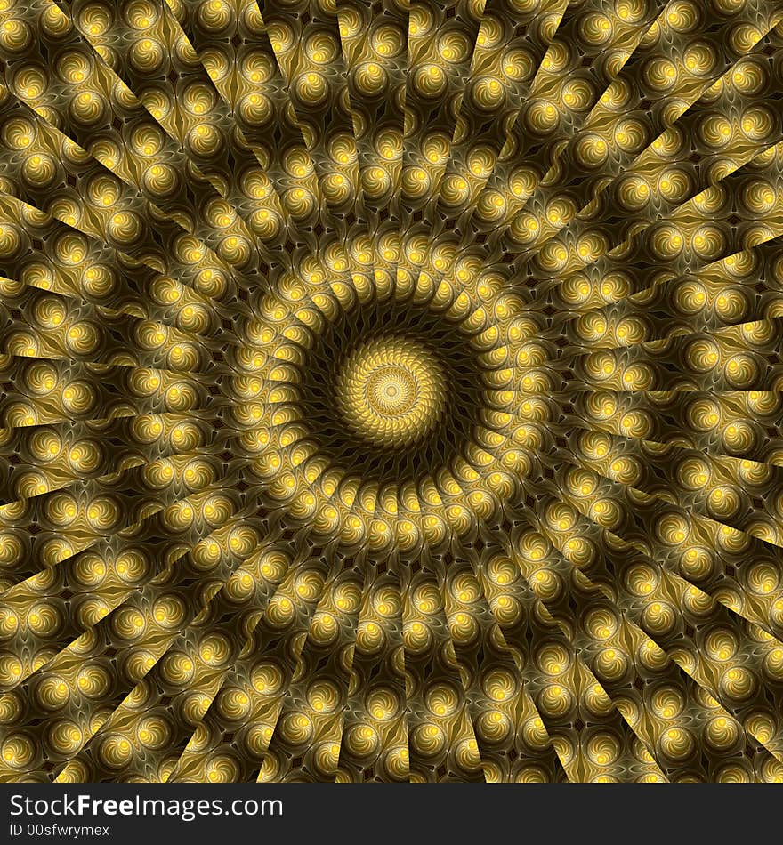 Golden Spiral Kaleidoscope