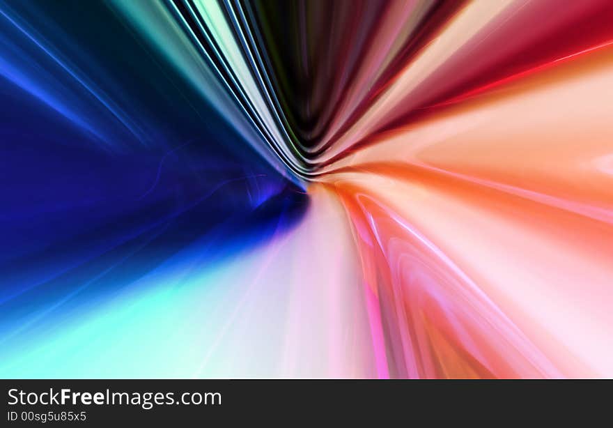 Colorful 3D rendered abstract background. Colorful 3D rendered abstract background