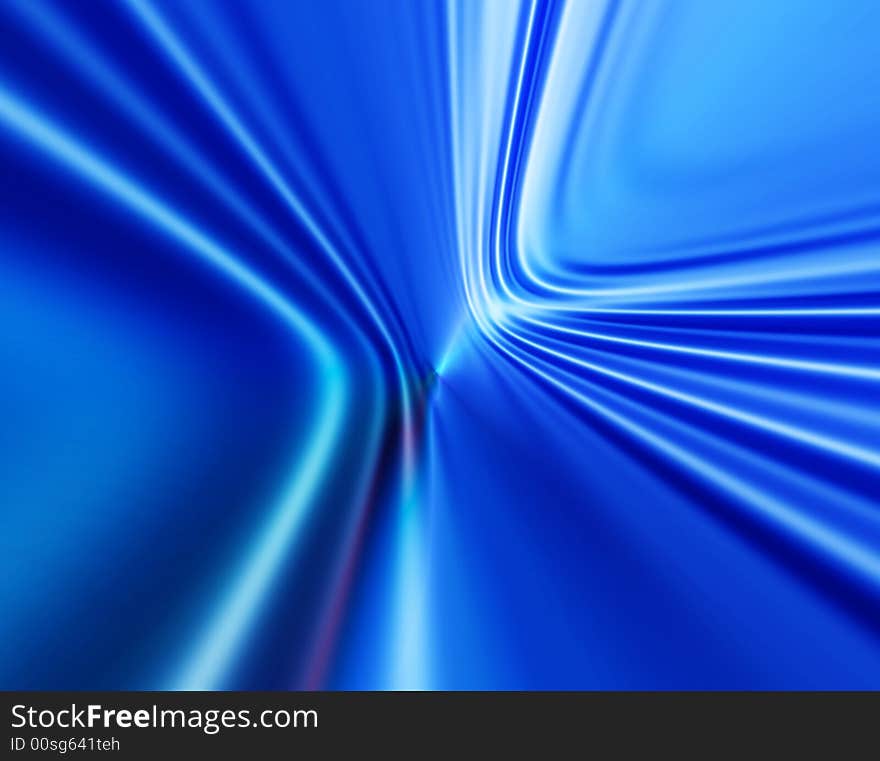 Blue 3D rendered abstract background. Blue 3D rendered abstract background