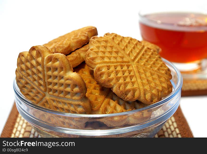 Cookies  and  cup of tea