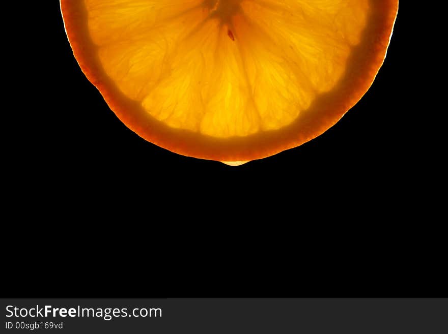 A slice of vitamine C