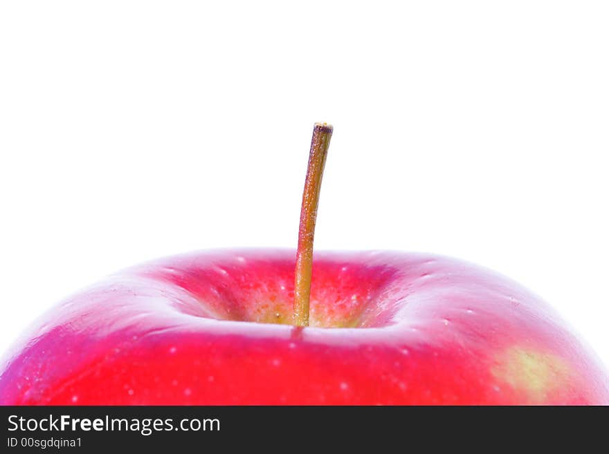 Apple isolated on white background.