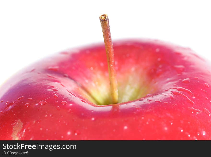 Apple isolated on white background.