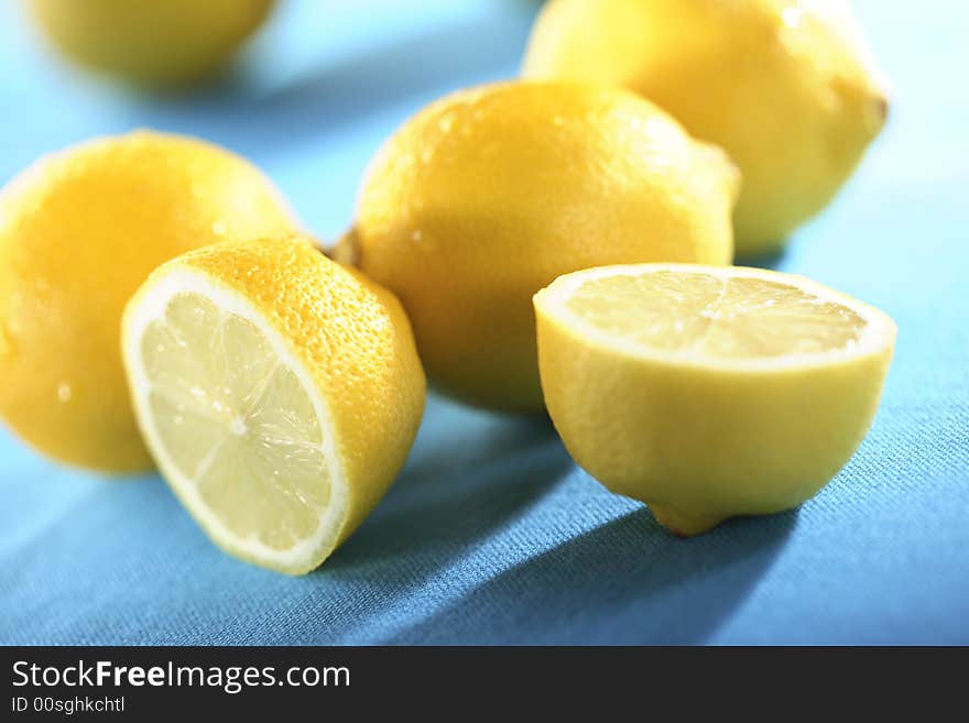 Lemon, fruit, yellow, vitamine, freshly. Lemon, fruit, yellow, vitamine, freshly