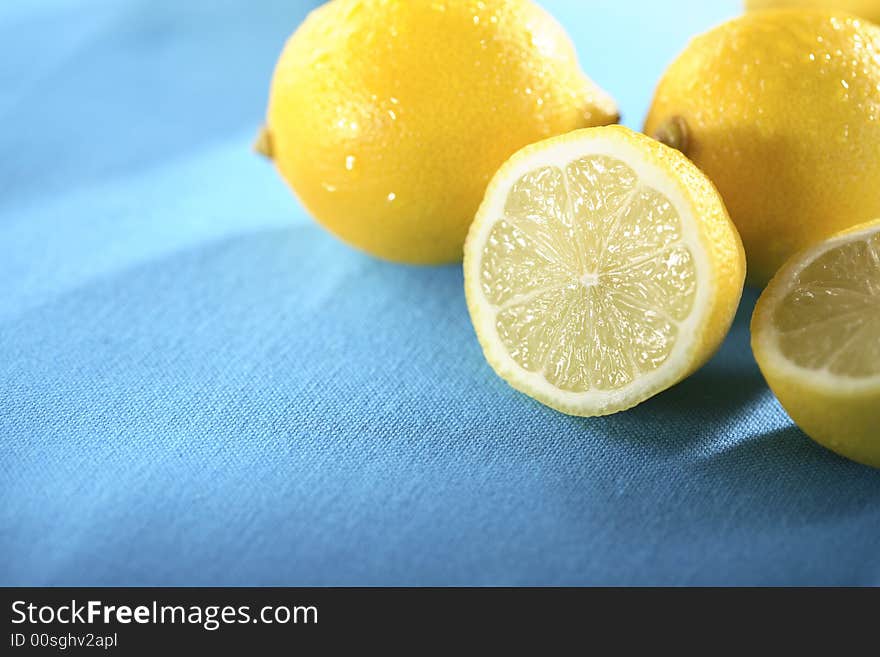 Lemon, fruit, yellow, vitamine, freshly. Lemon, fruit, yellow, vitamine, freshly