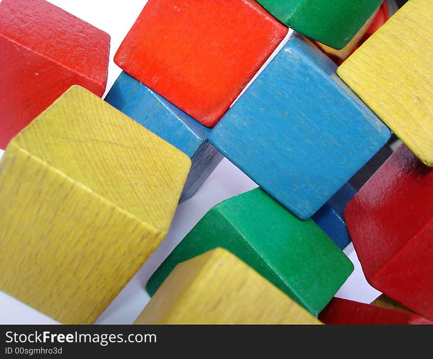 Colored cubes