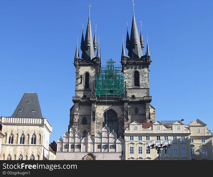 Notre Dame de Tyn Church Prague Czech Republic