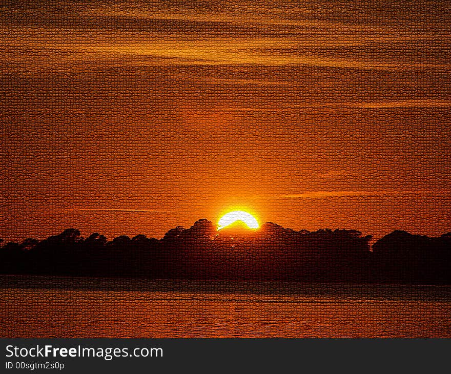 Another beautiful sunset from the Gulf of Mexico.