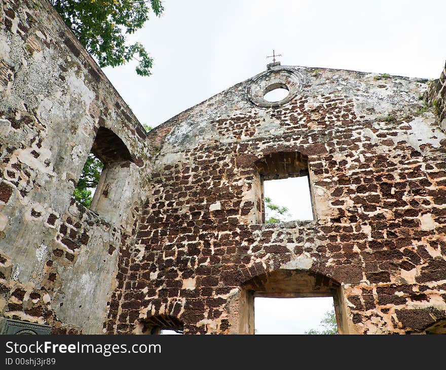 Inside A Ruined Church