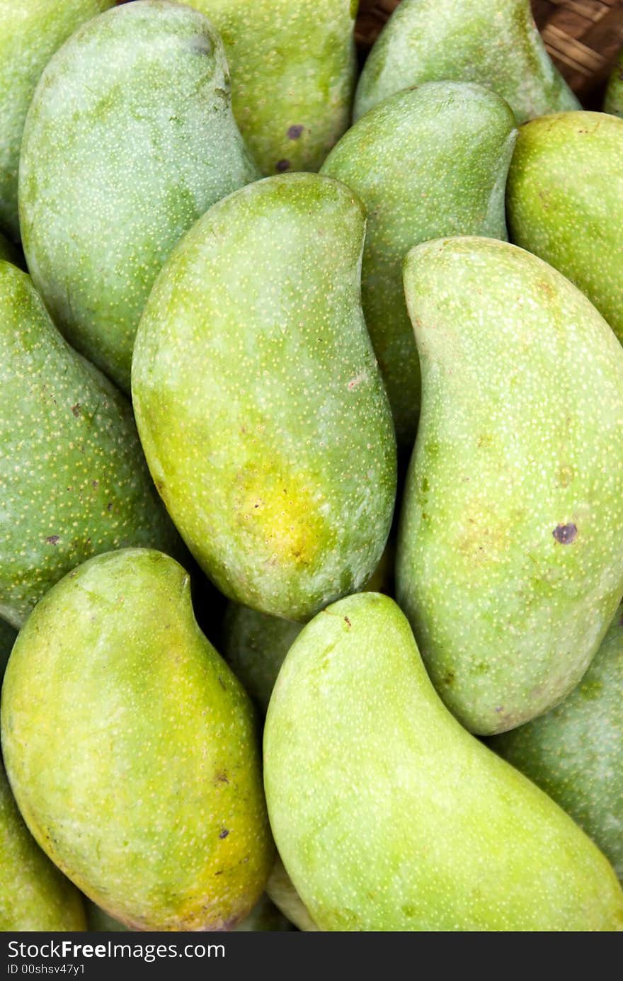 Green mangos