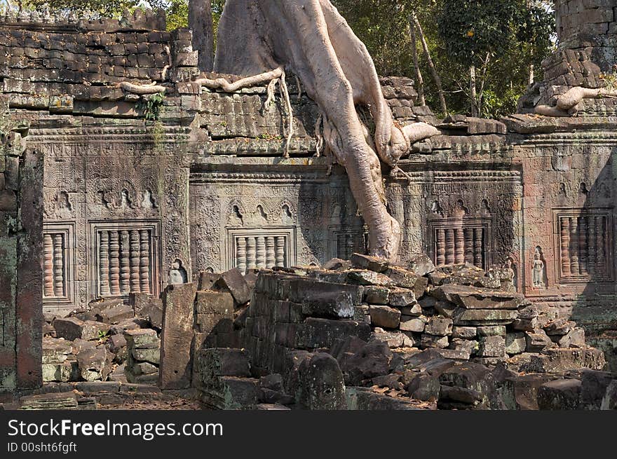 Angkor Wat - Preah Khan temple, Cambodia. Angkor Wat - Preah Khan temple, Cambodia