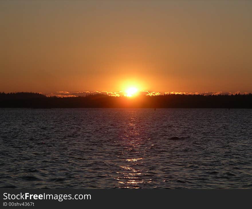 Sunset in Solovki