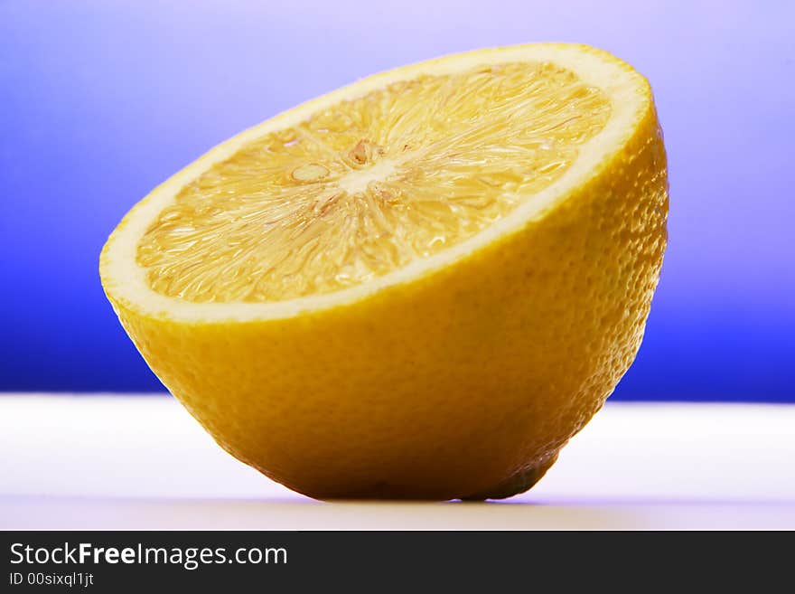 Half of lemon