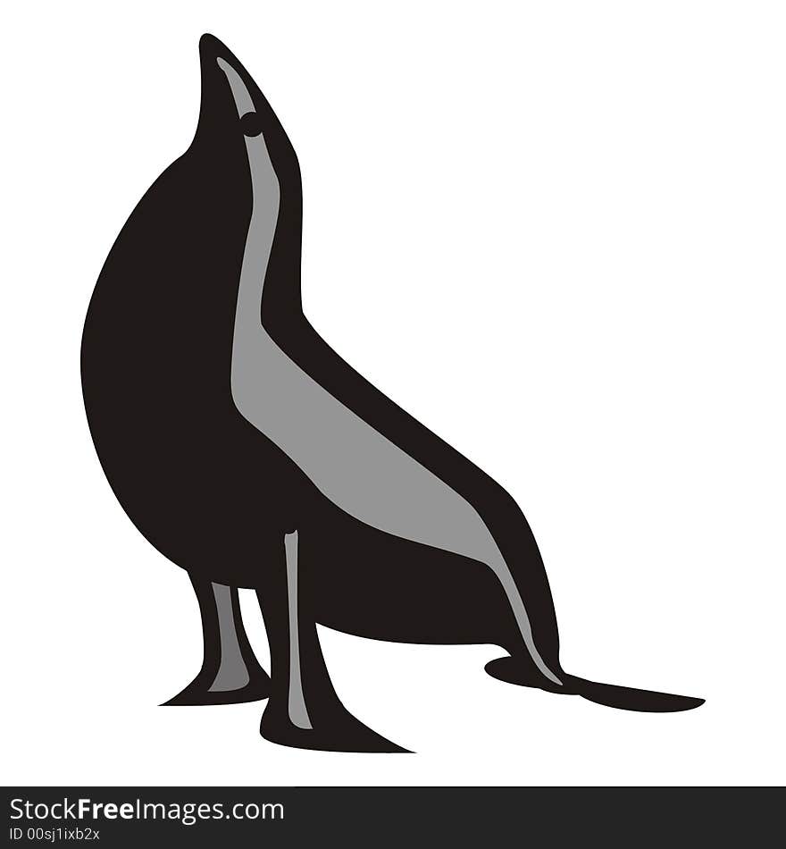 Art illustration of a seal