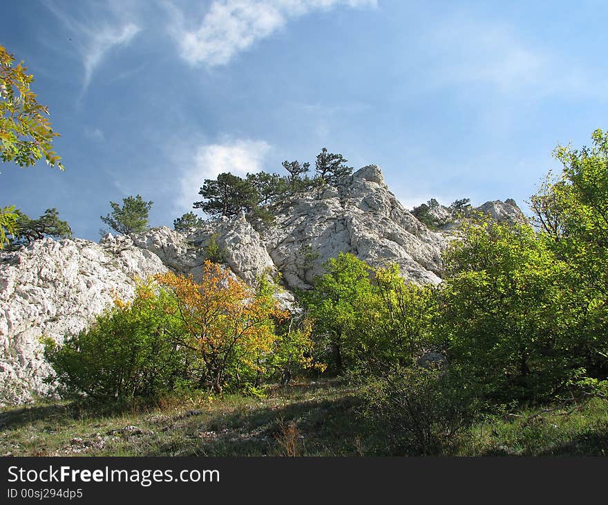 The Foothills of Chigenitra.Crimea.Ukraine