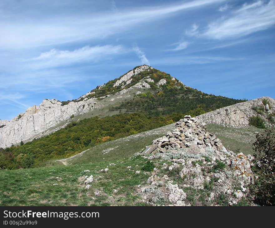 The mountain Khrikol.Crimea.Ukraine