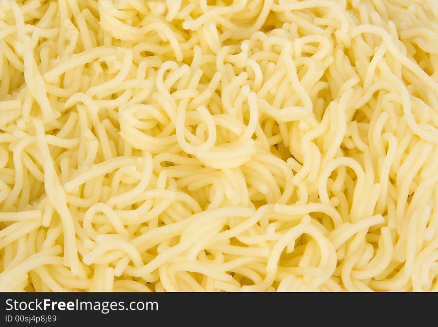 Close up of cooked macaroni