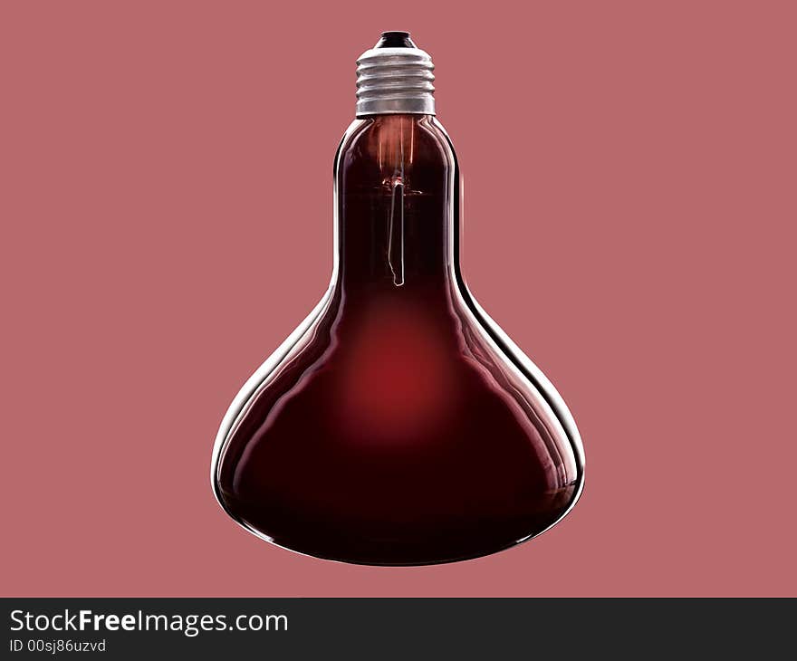 Single lightbulb