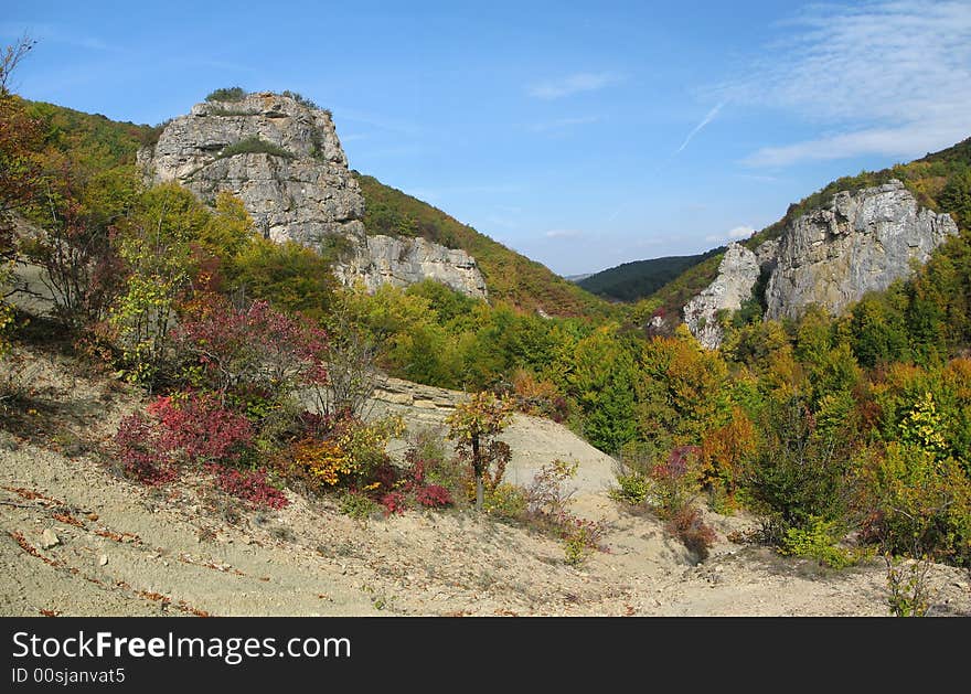 The Gorge Demir-Kapu.Crimea.Ukraine